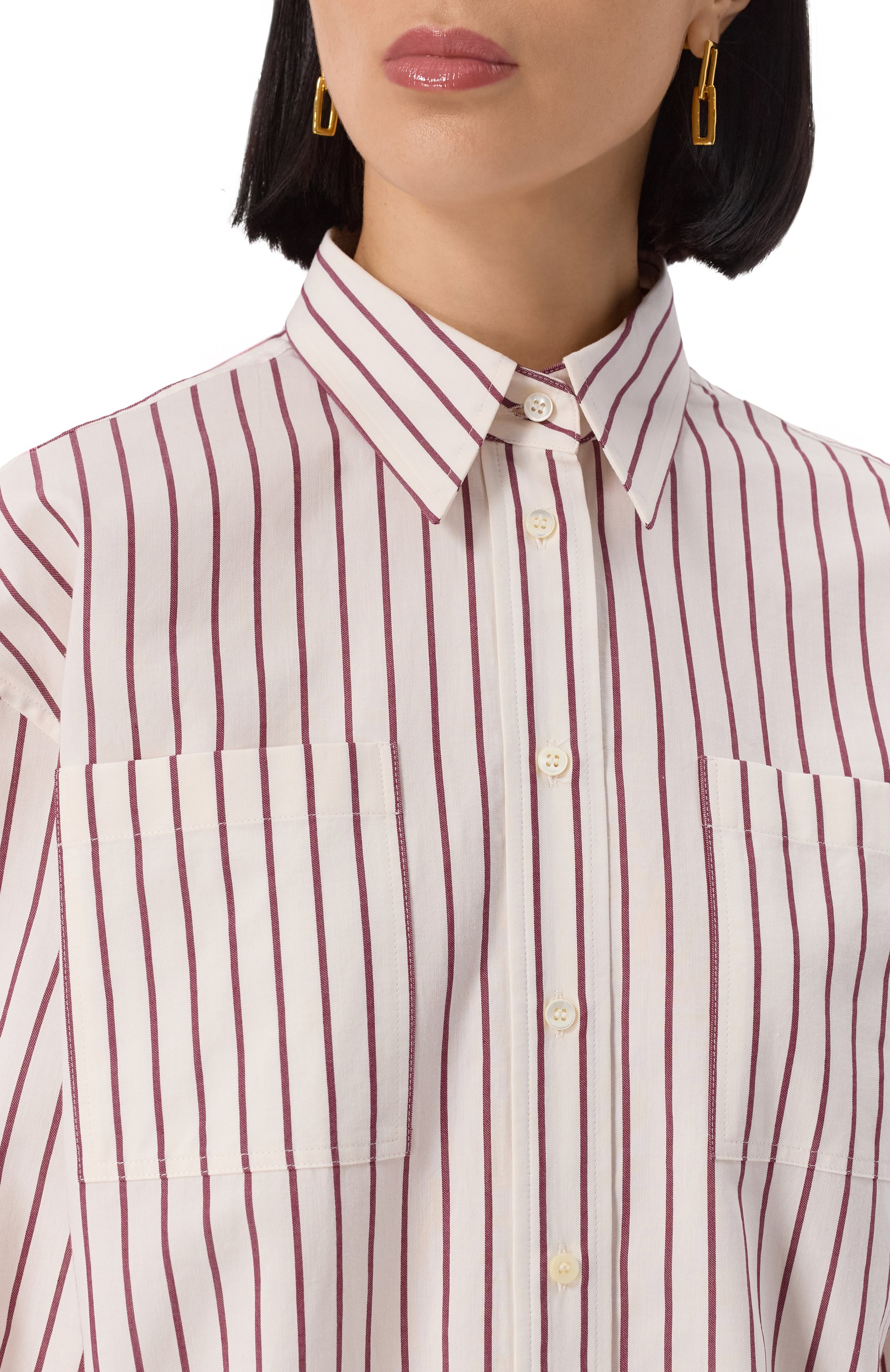 Хлопковая рубашка BRUNELLO CUCINELLI, арт. MA783RD616, фото 5