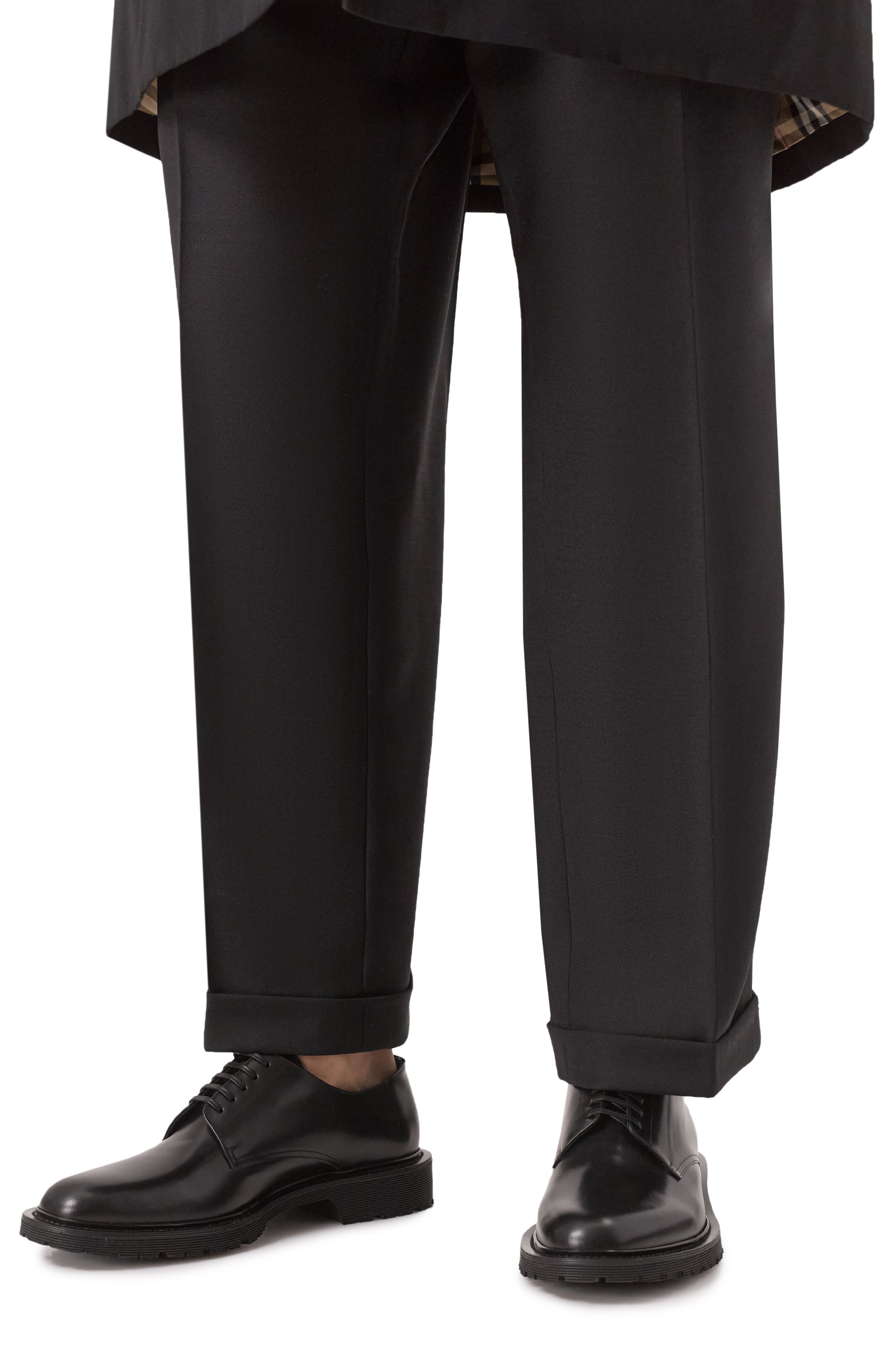 Кожаные дерби army SAINT LAURENT, арт. 754721/10000, фото 3