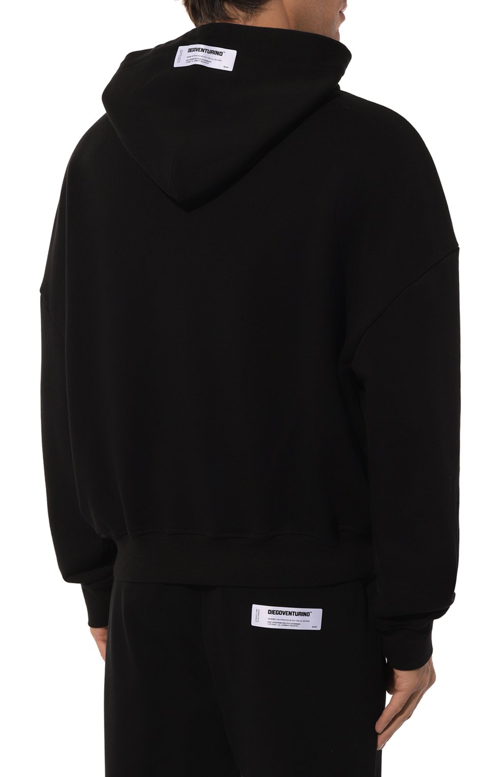Хлопковая толстовка DIEGO VENTURINO, арт. D3W4DVFLZBASIC-3, фото 4