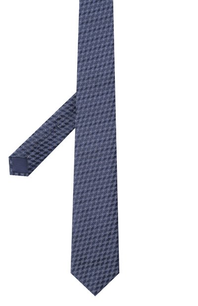 Шелковый галстук ZILLI синего цвета по цене 38600 руб., арт. CRAV02M0600VNJQC0, фото 3 Шелковый галстук ZILLI, арт. CRAV02M0600VNJQC0, фото 3