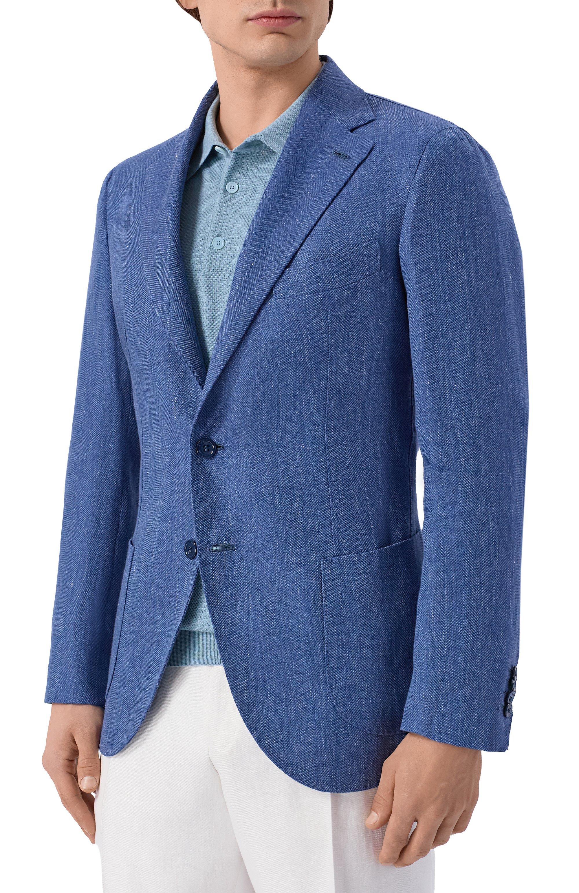 Пиджак изо льна и шерсти ANDREA CAMPAGNA, арт. SALINA/T25119, фото 3