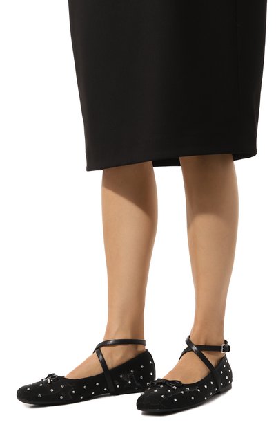 Текстильные балетки collette MICHAEL MICHAEL KORS, арт. 40T4CTFP1D, фото 3