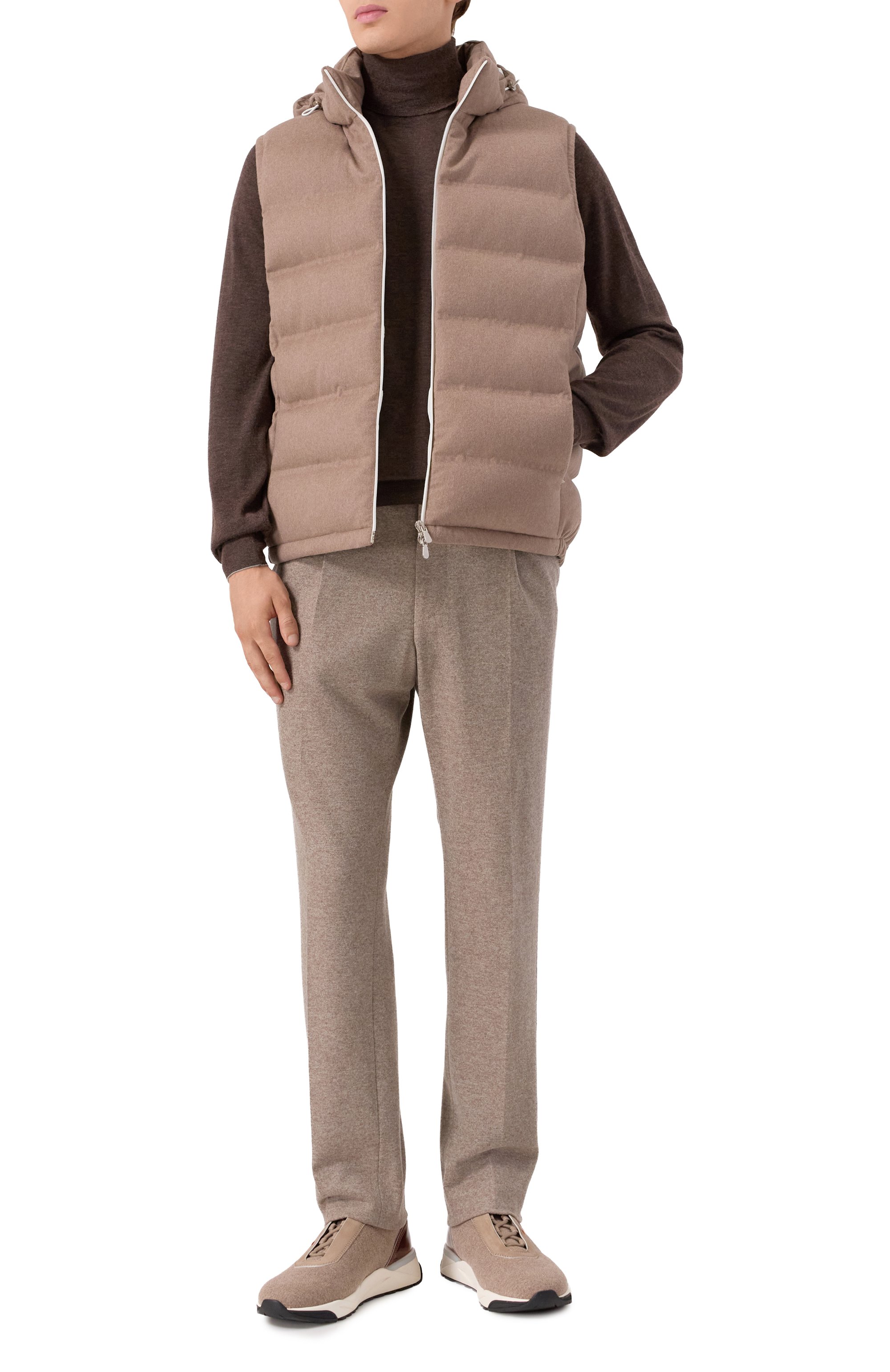 Пуховый жилет BRUNELLO CUCINELLI, арт. MQ4631608, фото 2