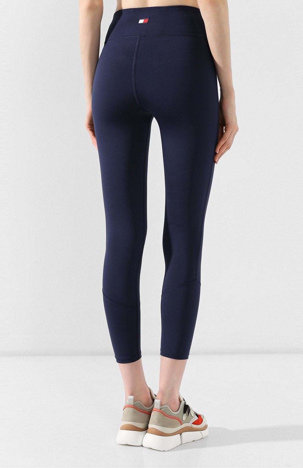 Легинсы TOMMY HILFIGER синего цвета по цене 5990 руб., арт. S10S100152, фото 4 Легинсы TOMMY HILFIGER, арт. S10S100152, фото 4