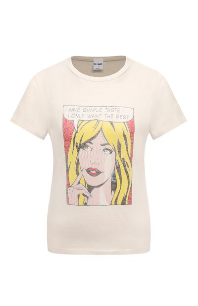 Женская хлопковая футболка RE/DONE, арт. 024-02WCGT278