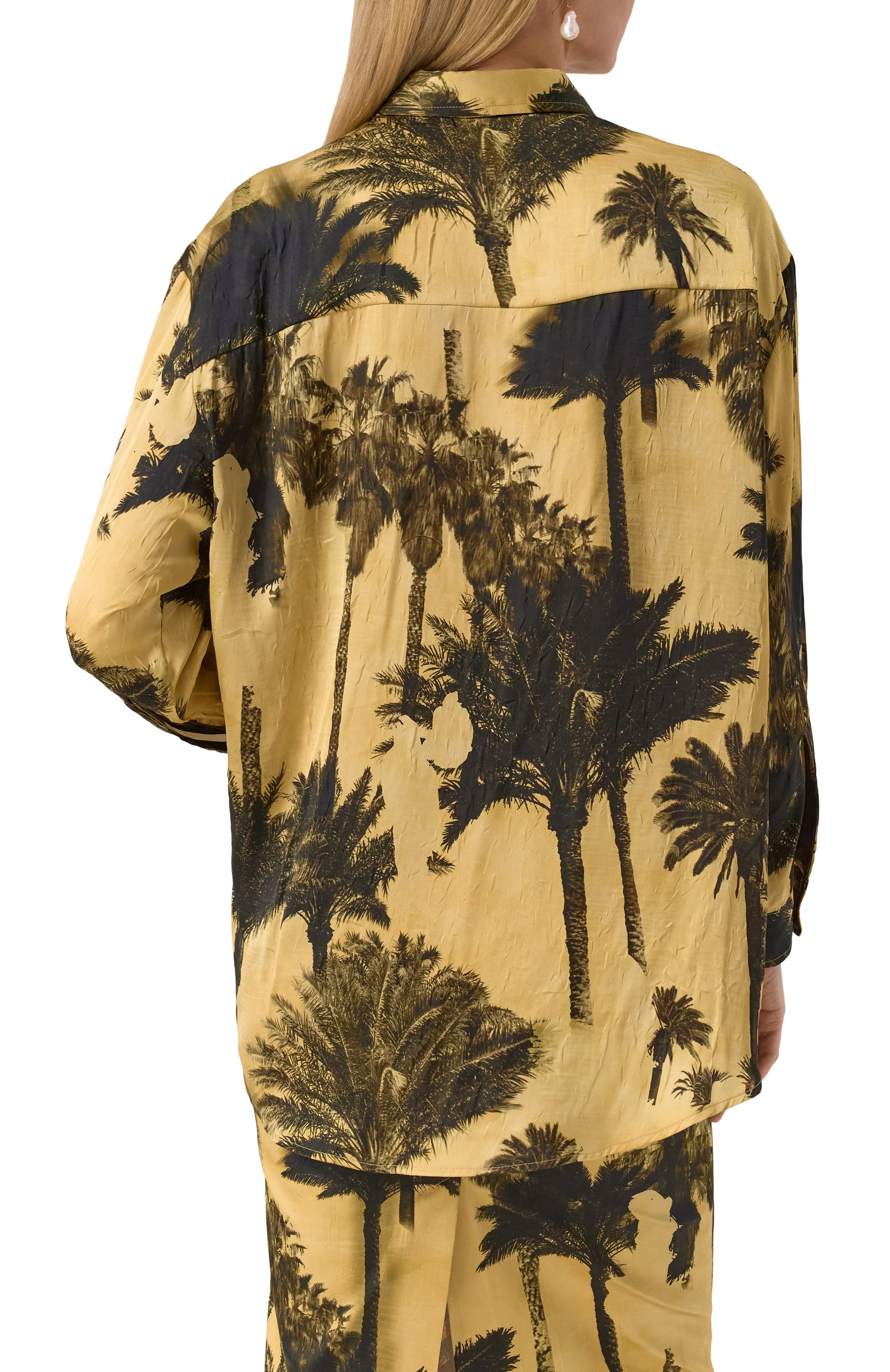 Рубашка ERIKA CAVALLINI желтого цвета по цене 57100 руб., арт. P5ST33, фото 4 Рубашка ERIKA CAVALLINI, арт. P5ST33, фото 4