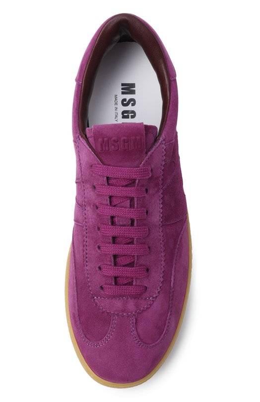 Замшевые кеды Retro MSGM 4041MDS021/997 Фиолетовый  4041MDS021/997 Фото 6