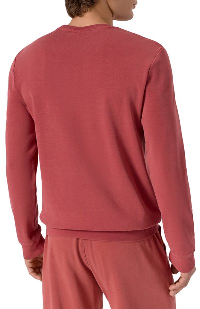 Хлопковый свитшот EMPORIO ARMANI красного цвета по цене 14250 руб., арт. EM000522/AF10786, фото 4 Хлопковый свитшот EMPORIO ARMANI, арт. EM000522/AF10786, фото 4