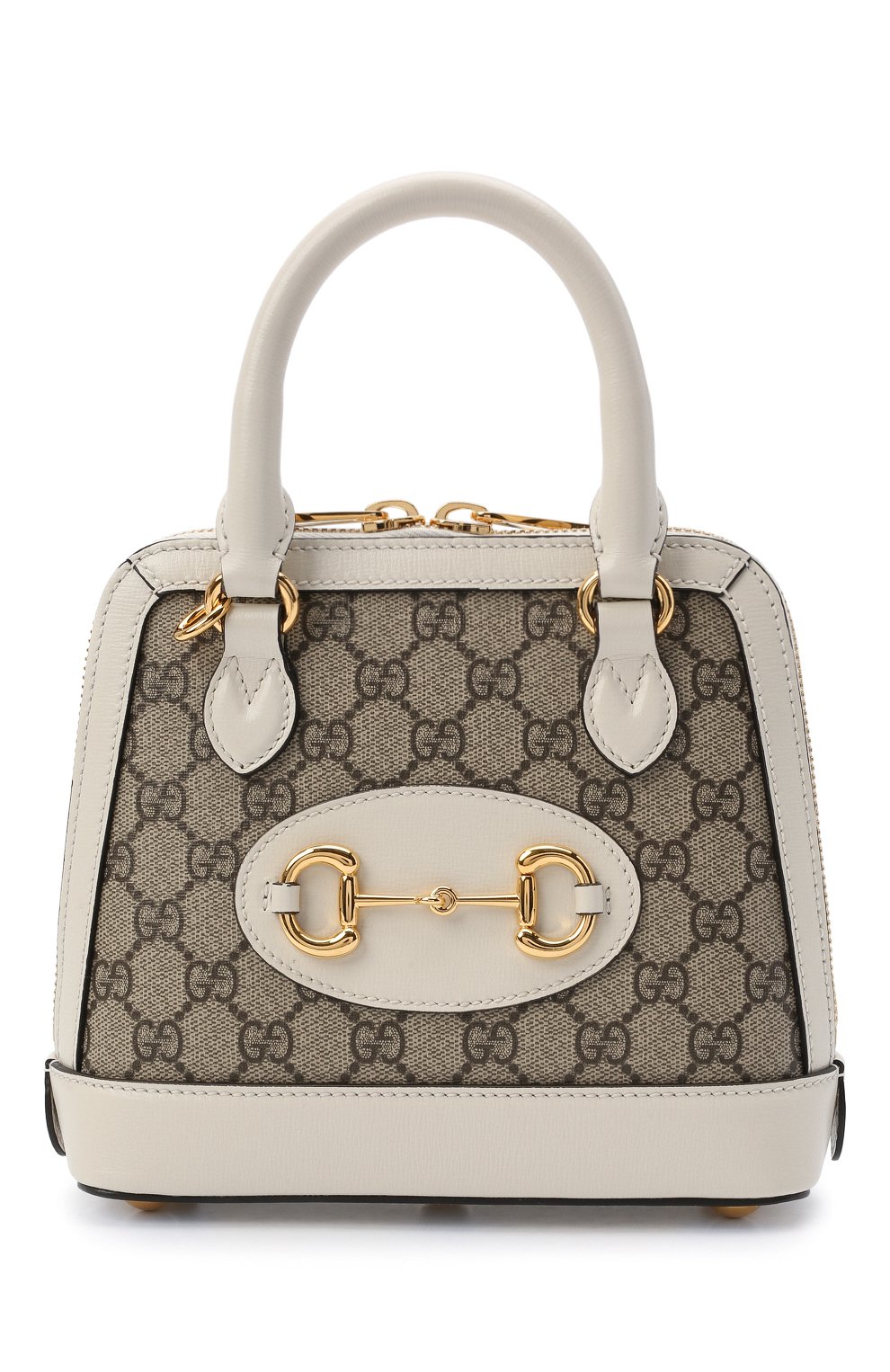 Сумка gg 1955 horsebit GUCCI белого цвета по цене 257760 руб., арт. 640716/92TCG, фото 1 Сумка gg 1955 horsebit GUCCI, арт. 640716/92TCG, фото 1