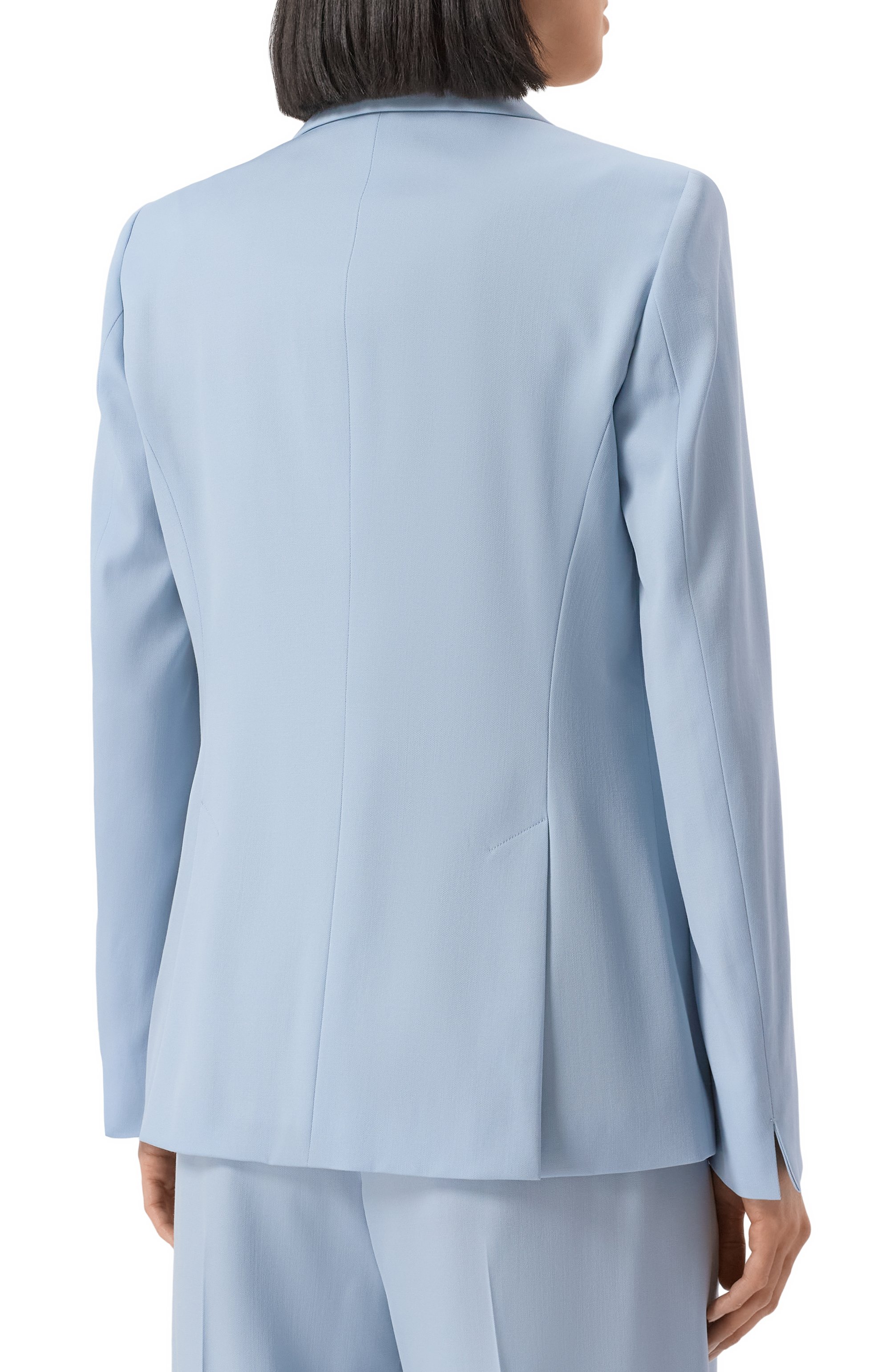 Шерстяной жакет WINDSOR голубого цвета по цене 84150 руб., арт. 52 DSE441 10018996/30045407, фото 4 Шерстяной жакет WINDSOR, арт. 52 DSE441 10018996/30045407, фото 4