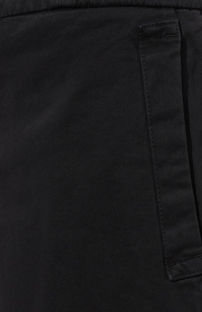 Хлопковые джоггеры BOSS ORANGE темно-синего цвета по цене 12400 руб., арт. 50484948, фото 5 Хлопковые джоггеры BOSS ORANGE, арт. 50484948, фото 5