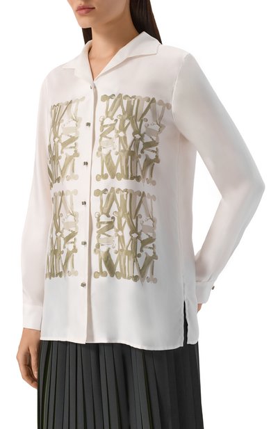 Шелковая рубашка MAX MARA, арт. NABIL, фото 3