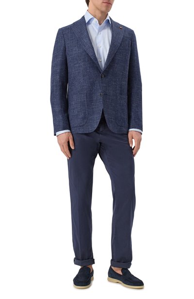 Пиджак из шерсти и шелка SARTORIA LATORRE, арт. EF74/UH0404, фото 3