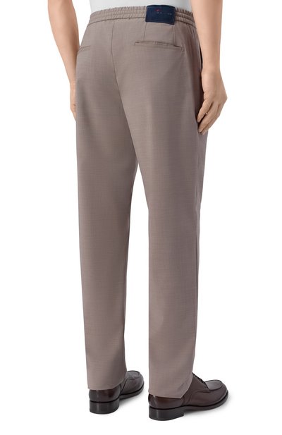 Шерстяные брюки KITON бежевого цвета по цене 214500 руб., арт. UPLACRK0633H, фото 4 Шерстяные брюки KITON, арт. UPLACRK0633H, фото 4