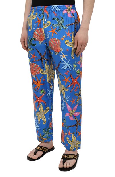 Шелковые домашние брюки VERSACE, арт. AUU05051/1F01193, фото 3