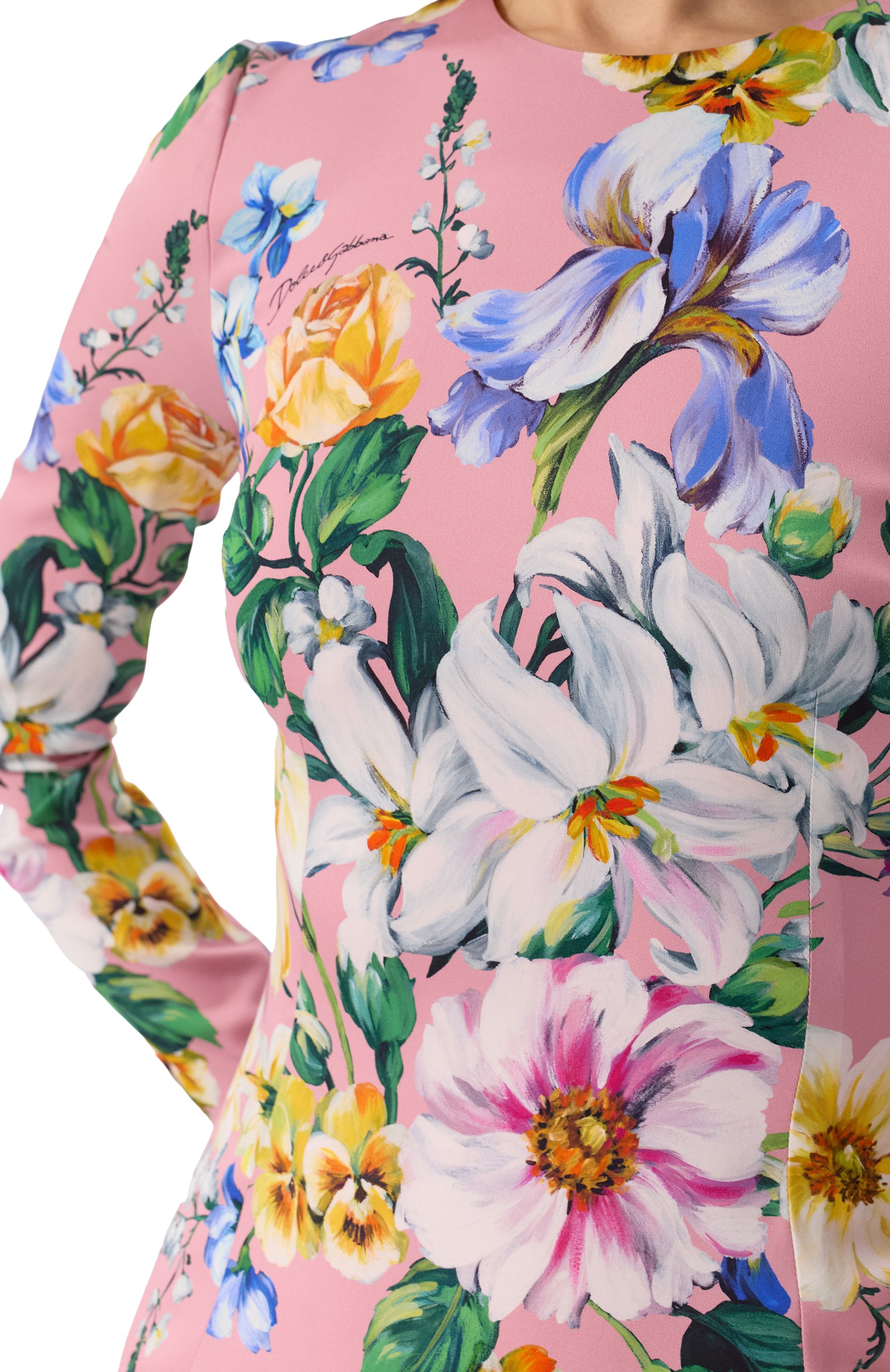 Шелковое платье DOLCE & GABBANA, арт. F6GAVT/FSA7G, фото 5