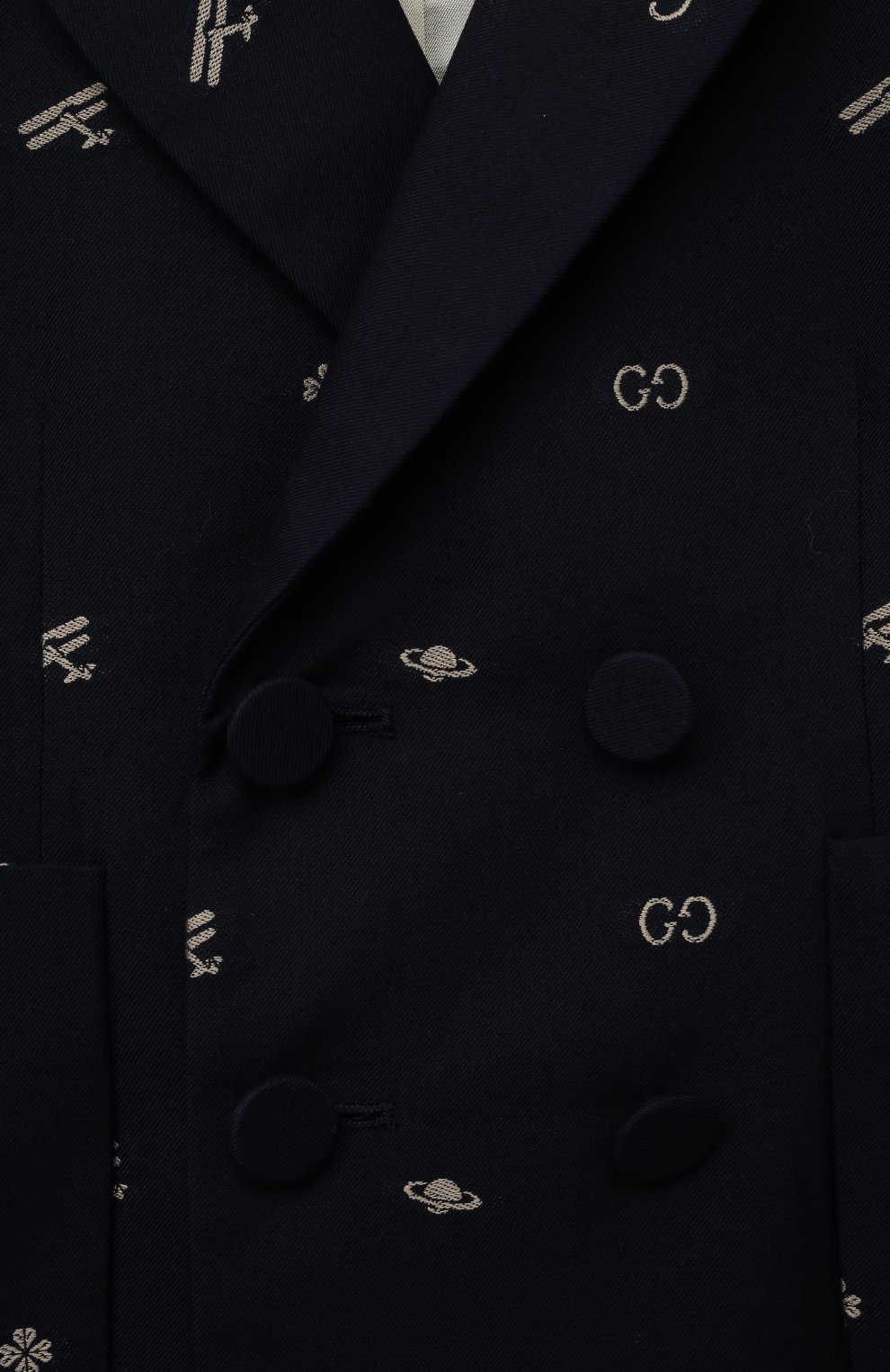 Хлопковый пиджак GUCCI, арт. 626209 XWAKM, фото 3