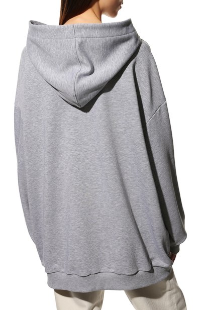 Хлопковое худи SEVEN LAB, арт. HMO F-G01 grey, фото 4