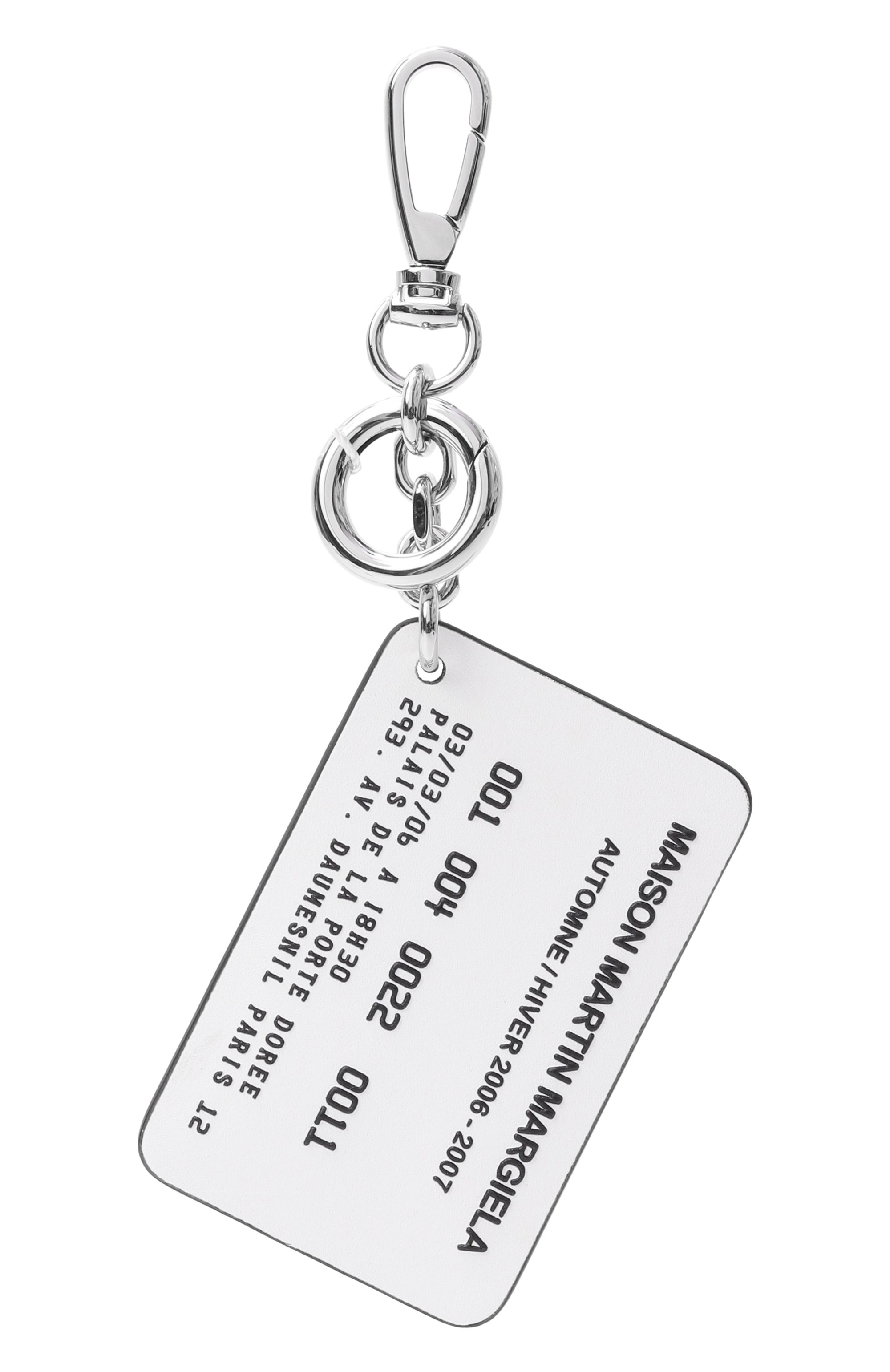 Кожаный брелок MAISON MARGIELA черного цвета по цене 35850 руб., арт. SA1VL0053/P8831, фото 2 Кожаный брелок MAISON MARGIELA, арт. SA1VL0053/P8831, фото 2