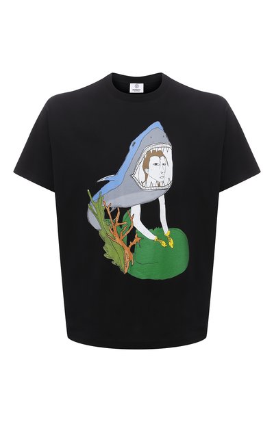 Хлопковая футболка BURBERRY, арт. 8040680, фото 1