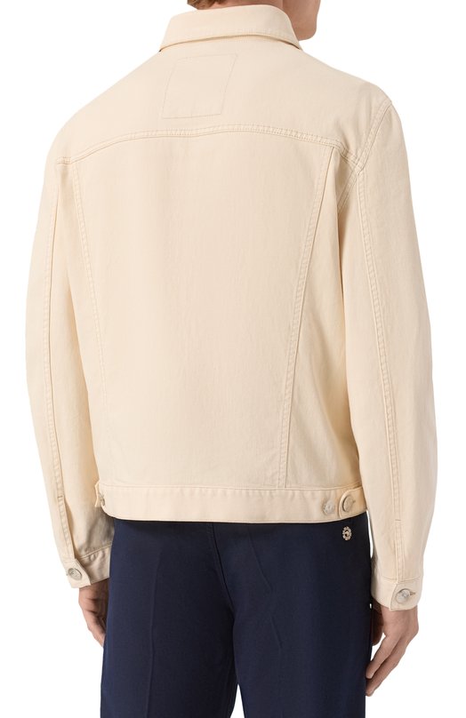 Джинсовая куртка Brunello Cucinelli M277P6910 Кремовый  M277P6910 Фото 4