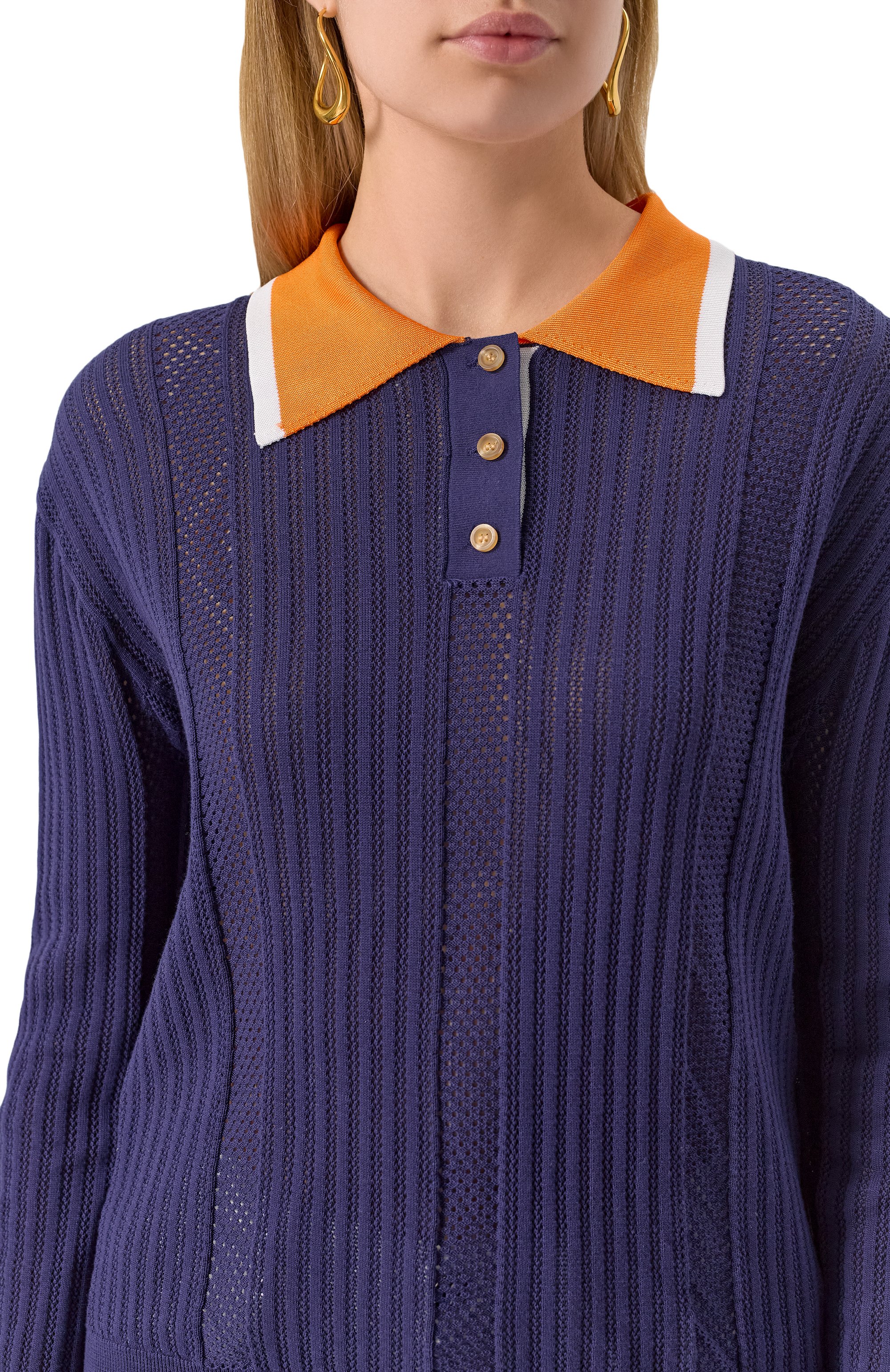 Поло из хлопка и вискозы BEATRICE .B, арт. 25FE8661TALITHA, фото 5