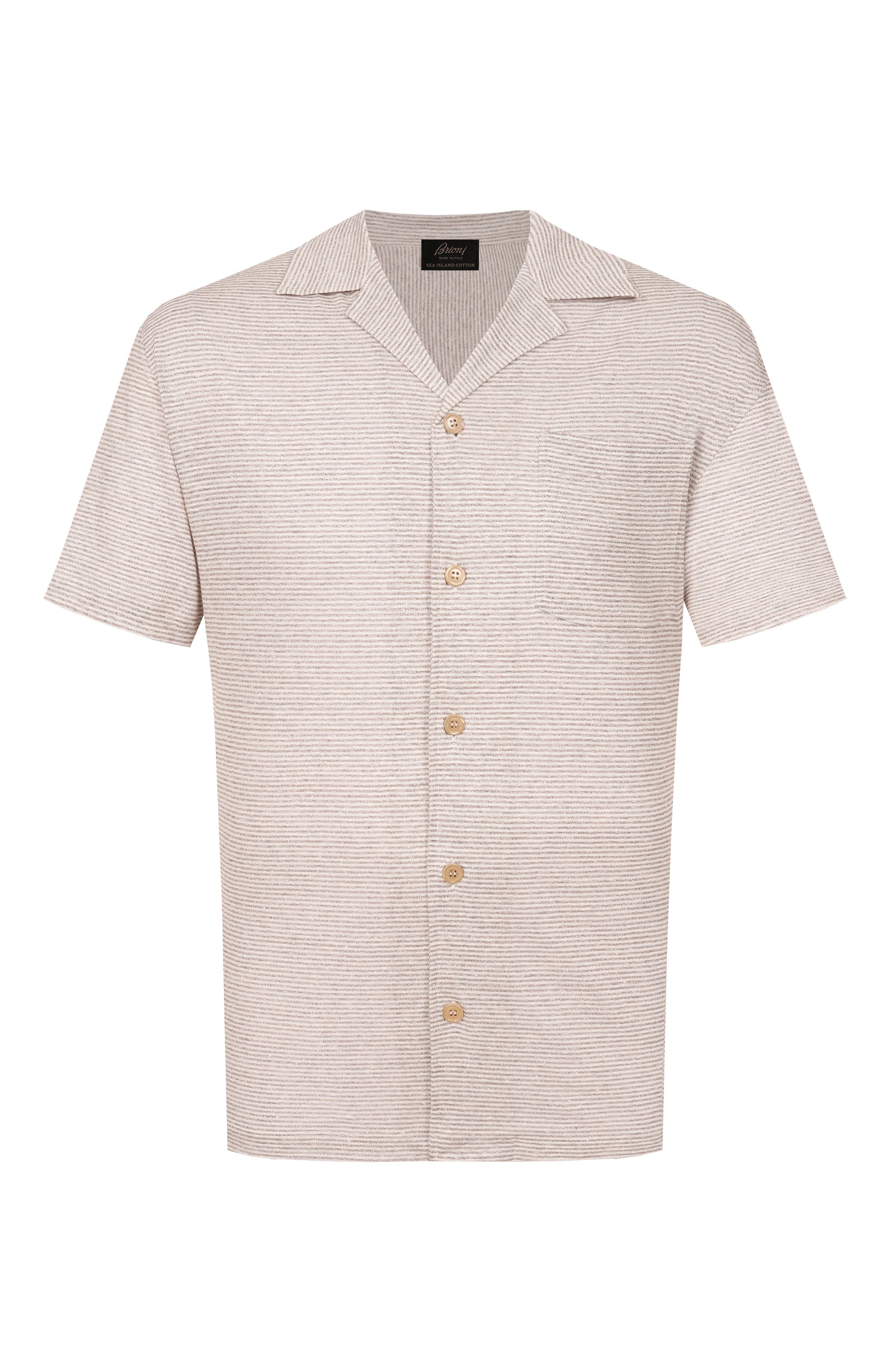 Рубашка изо льна и хлопка BRIONI, арт. UJPF0L/PD604, фото 1