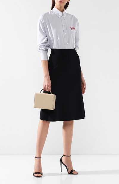 Хлопковая рубашка VICTORIA BECKHAM, арт. SH 0VR 1734B PSS19 0XF0RD STRIPE, фото 2
