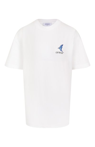 Хлопковая футболка OFF-WHITE, арт. 0WAA089S25JER004, фото 1