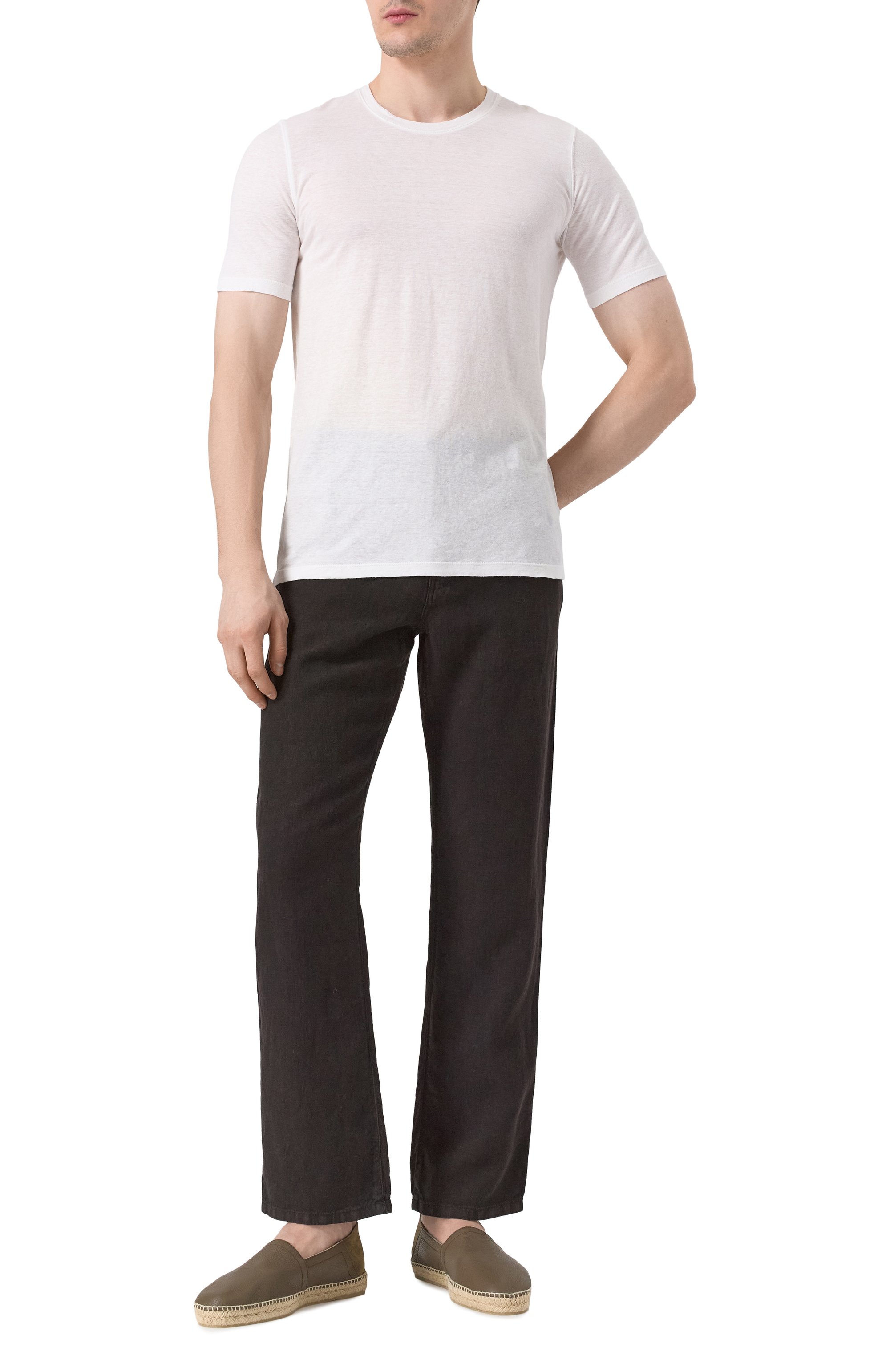 Футболка из хлопка и льна 120% LINO, арт. 32ALIM7186/G308/S01, фото 2