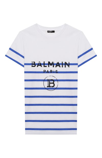 Хлопковая футболка BALMAIN, арт. 6M8731/MX030/12-16, фото 1