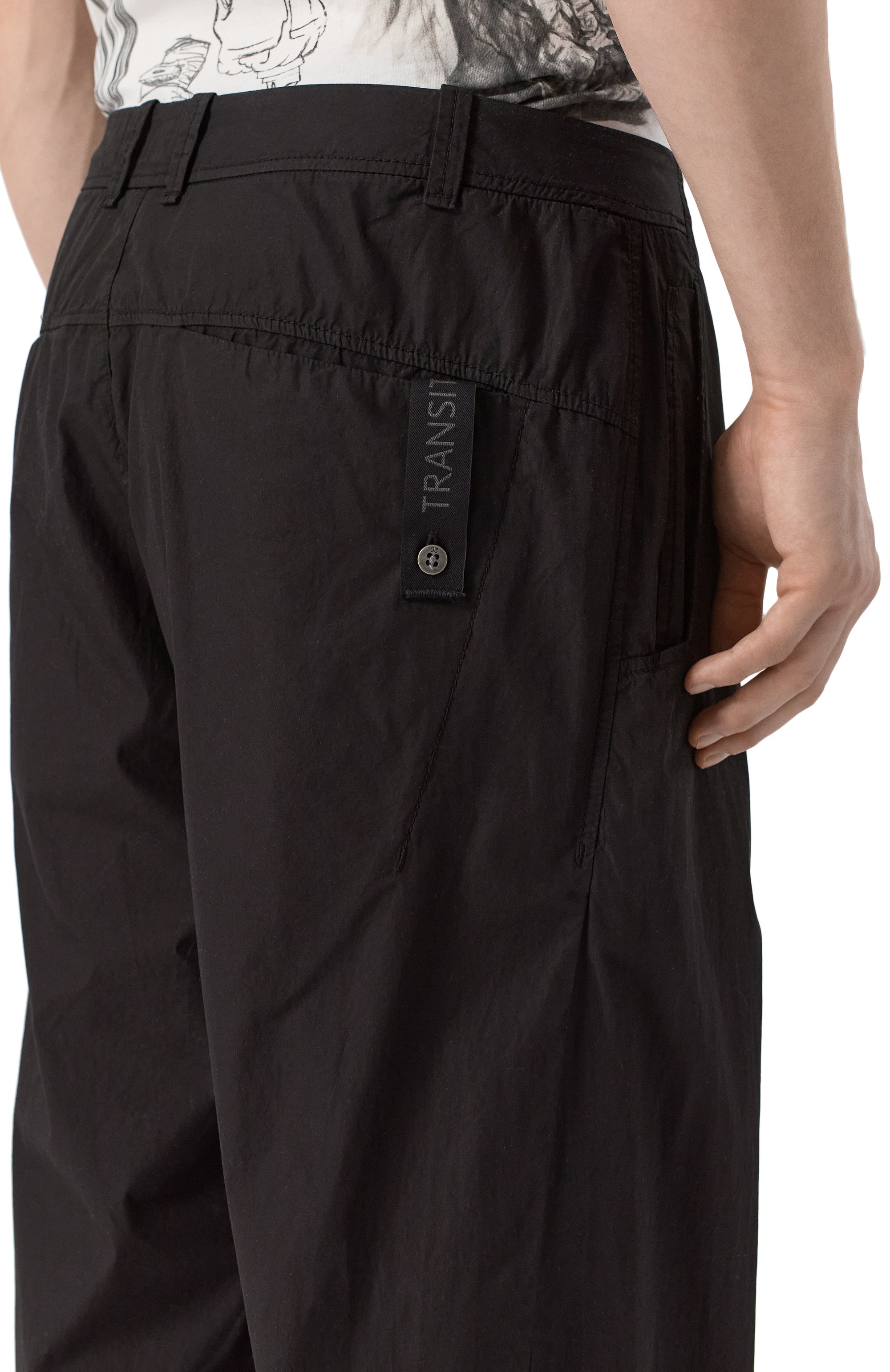 Хлопковые брюки TRANSIT, арт. CFUTRZB116, фото 5