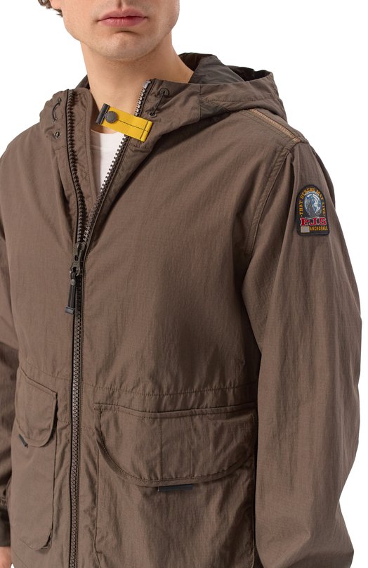 Хлопковая куртка Parajumpers 26SM-PM JKR M02 Коричневый  26SM-PM JKR M02 Фото 5
