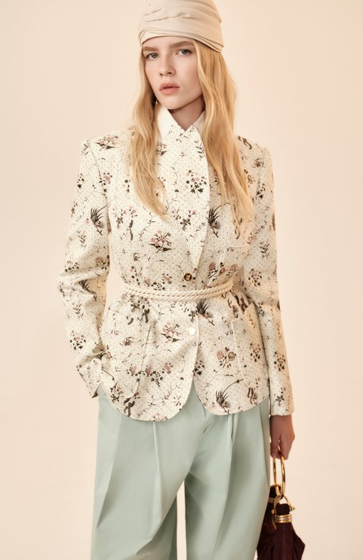 Шерстяная шапка-чалма Valentino 6W2HH00E/DSE Кремовый  6W2HH00E/DSE Фото 5