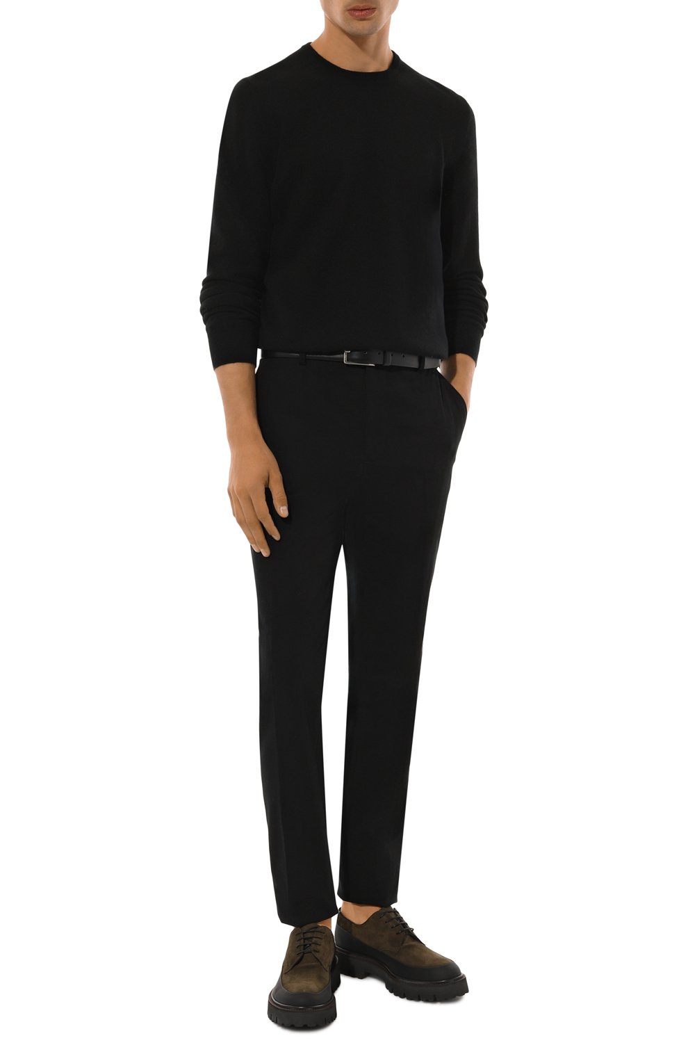 Замшевые дерби KITON, арт. USSA194N0112504, фото 2