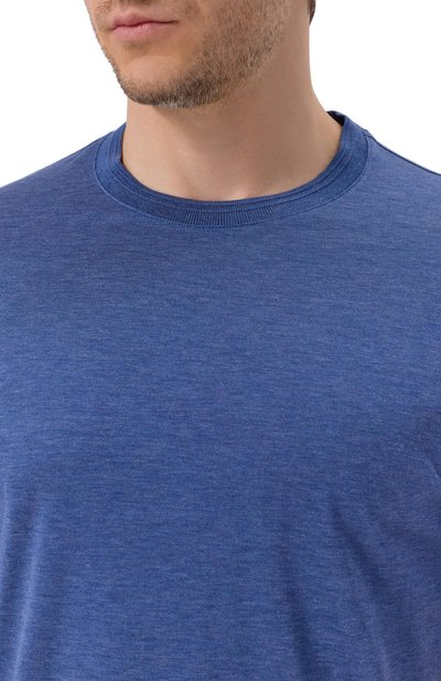 Футболка из шелка и хлопка PAUL&SHARK, арт. 25411008_001, фото 5