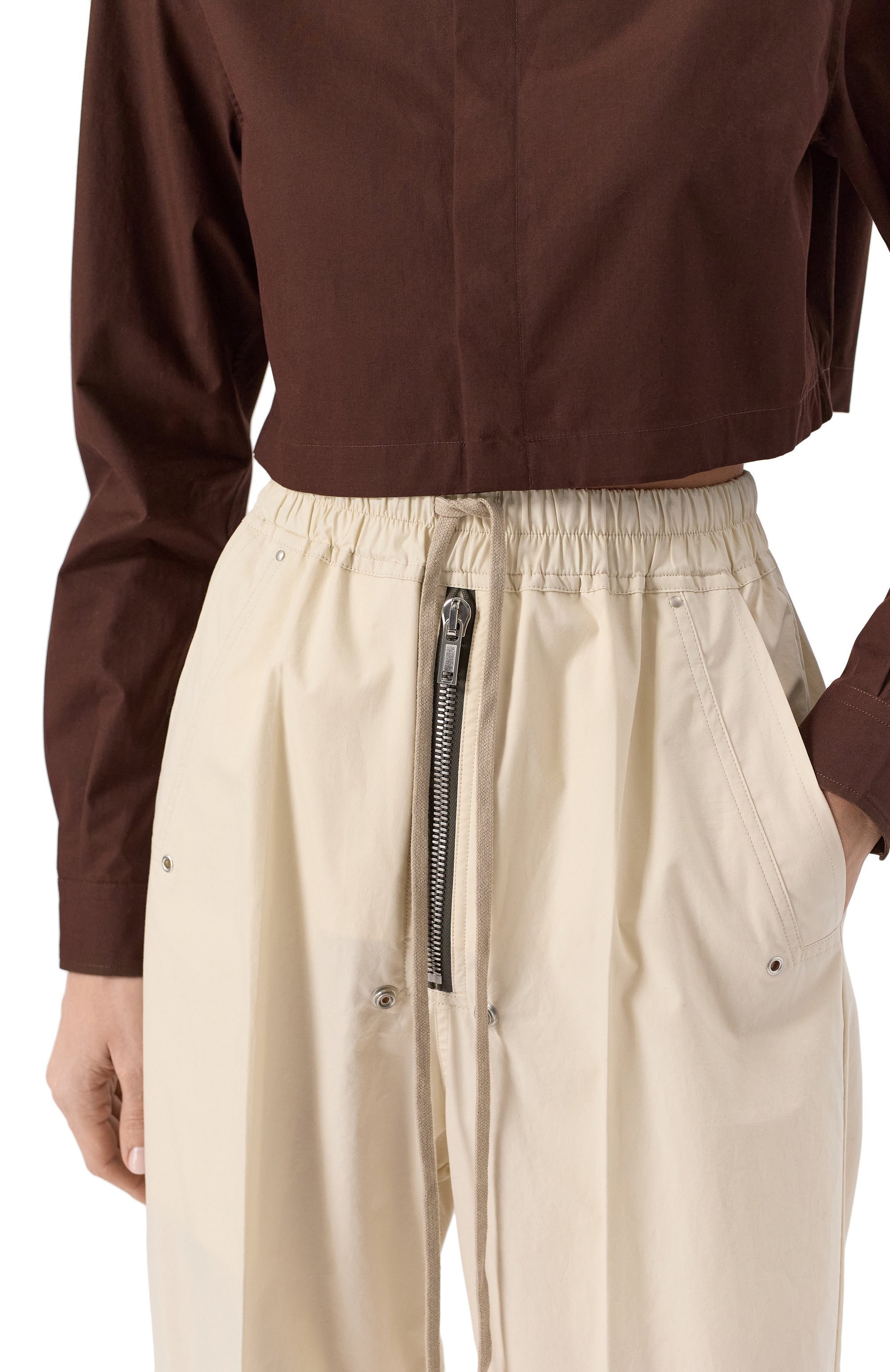 Хлопковые брюки RICK OWENS, арт. RP01E7361/P, фото 5