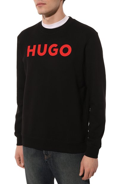 Хлопковый свитшот HUGO, арт. 50477328, фото 3
