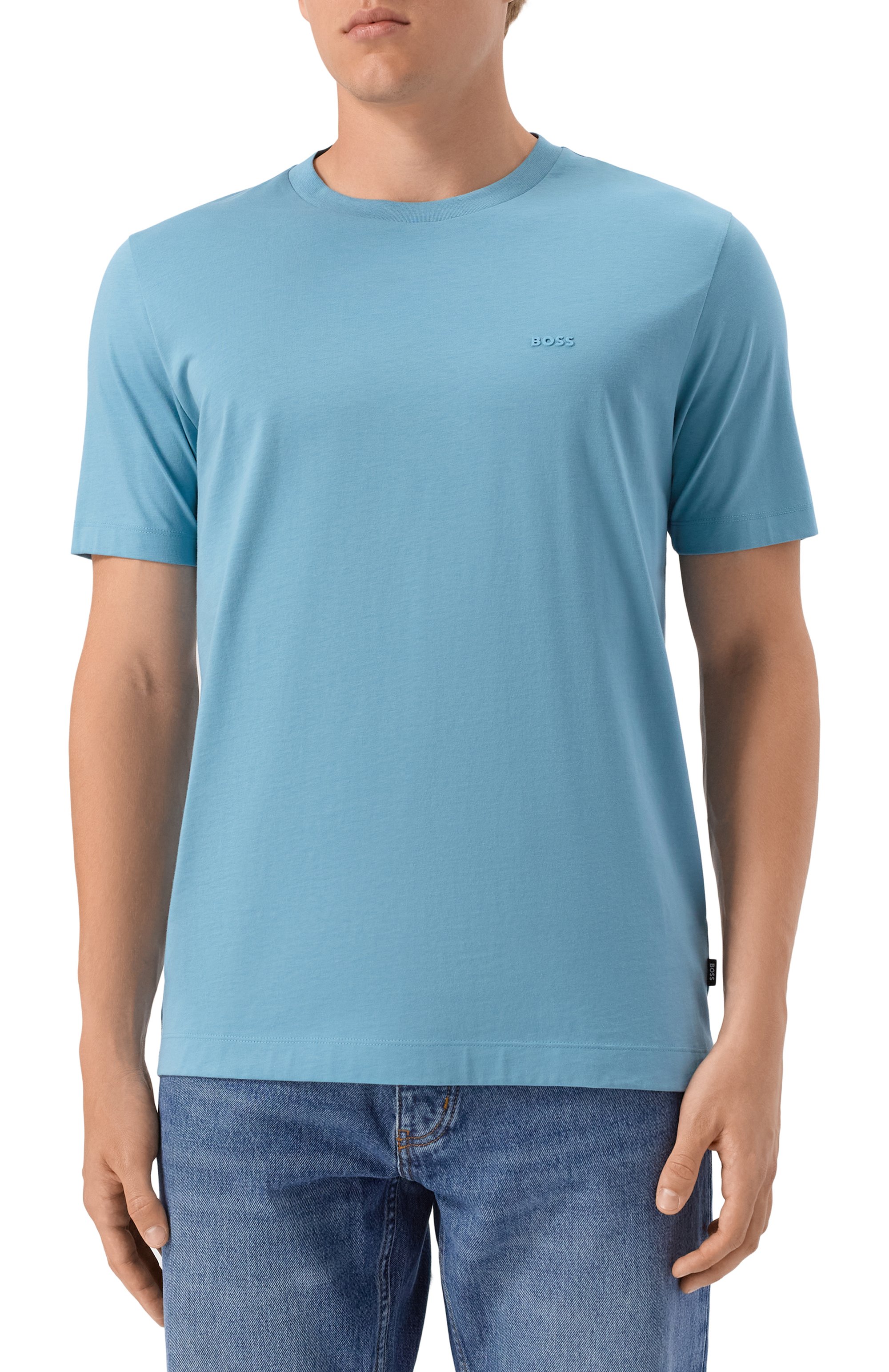 Хлопковая футболка BOSS, арт. 50468347, фото 3
