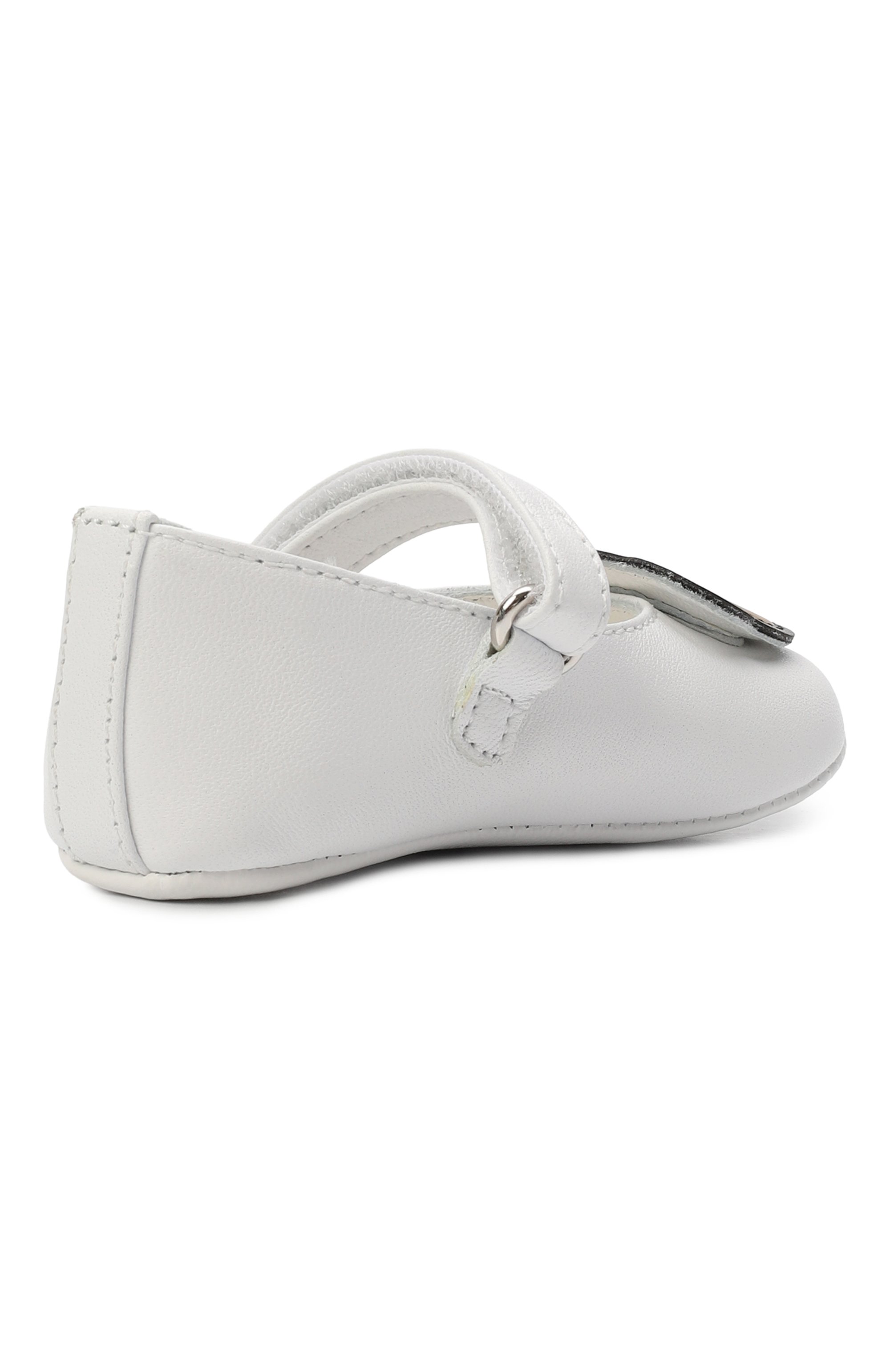 Кожаные пинетки MOSCHINO, арт. 82885/VAR3, фото 3