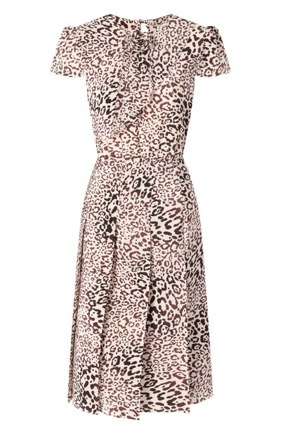 Женское шелковое платье ALESSANDRA RICH, арт. FABX4027-F4478