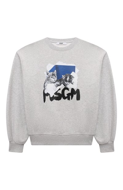 Хлопковый свитшот MSGM KIDS, арт. F4MSJGSW256