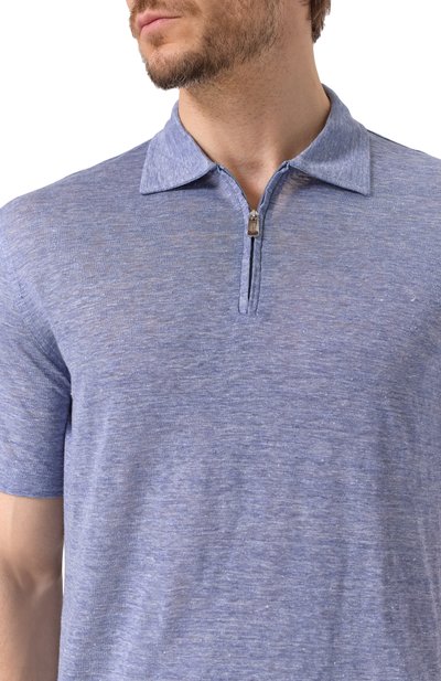 Льняное поло FEDELI, арт. 8UE00242, фото 5