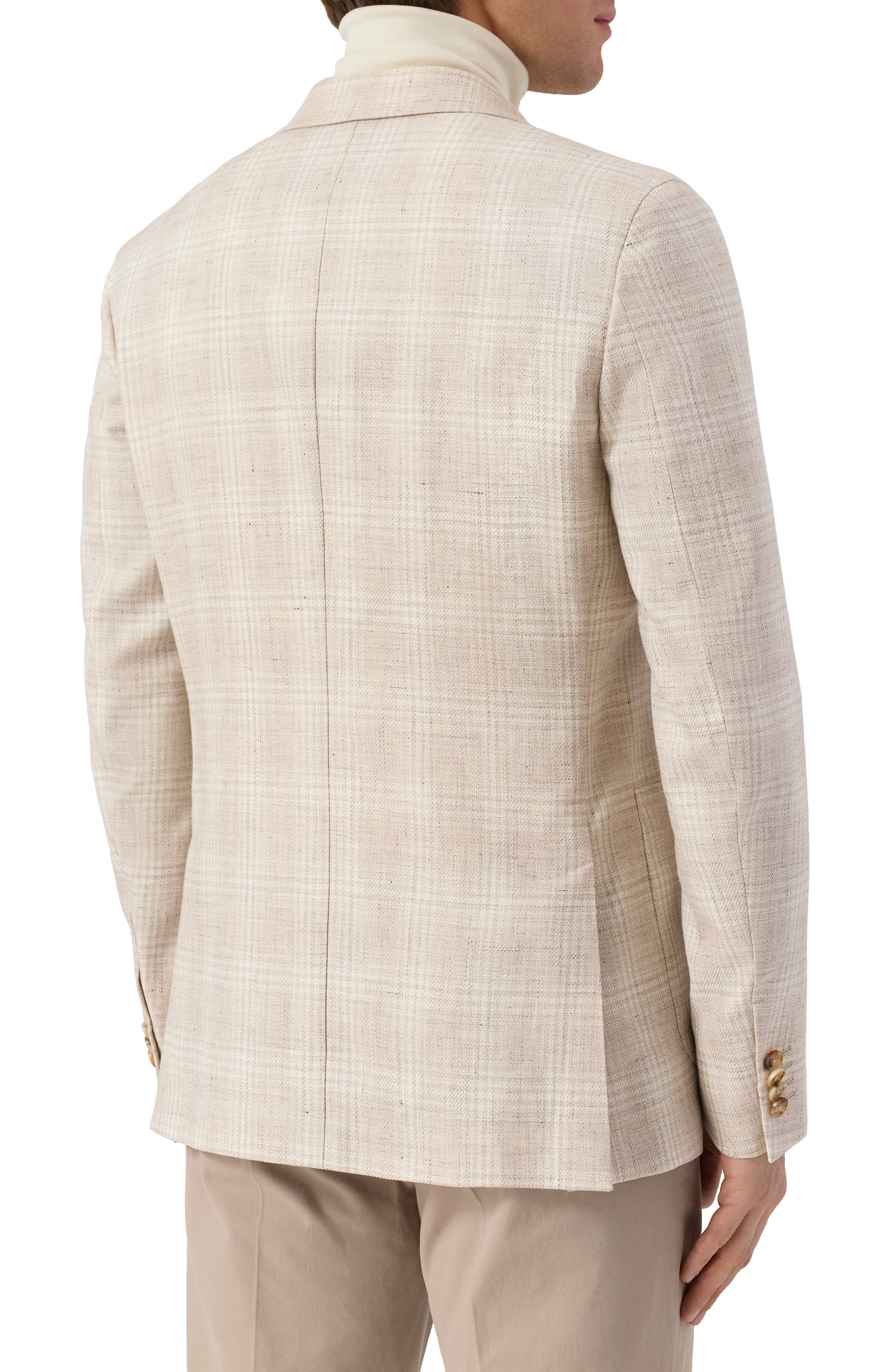 Пиджак изо льна и хлопка ZEGNA, арт. 1D7SG0/976704A9, фото 5