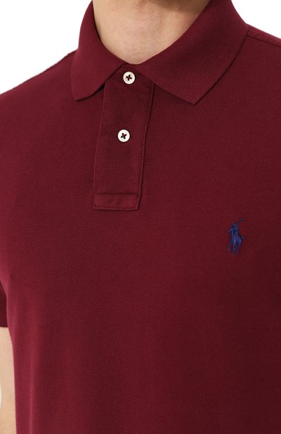 Хлопковое поло POLO RALPH LAUREN, арт. 710680784, фото 5