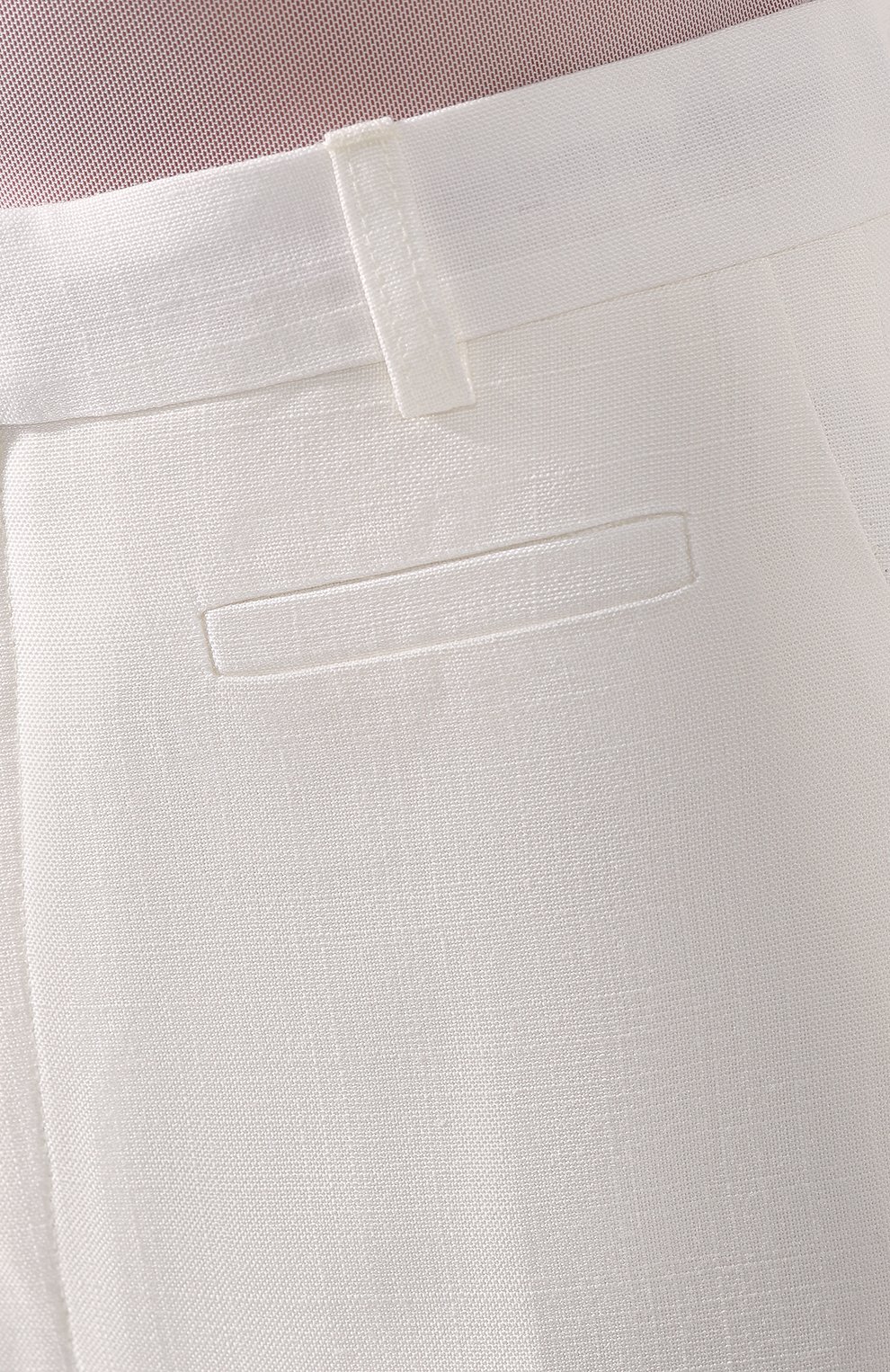 Брюки из вискозы JACQUEMUS белого цвета по цене 42500 руб., арт. 201PA05/02110, фото 5 Брюки из вискозы JACQUEMUS, арт. 201PA05/02110, фото 5