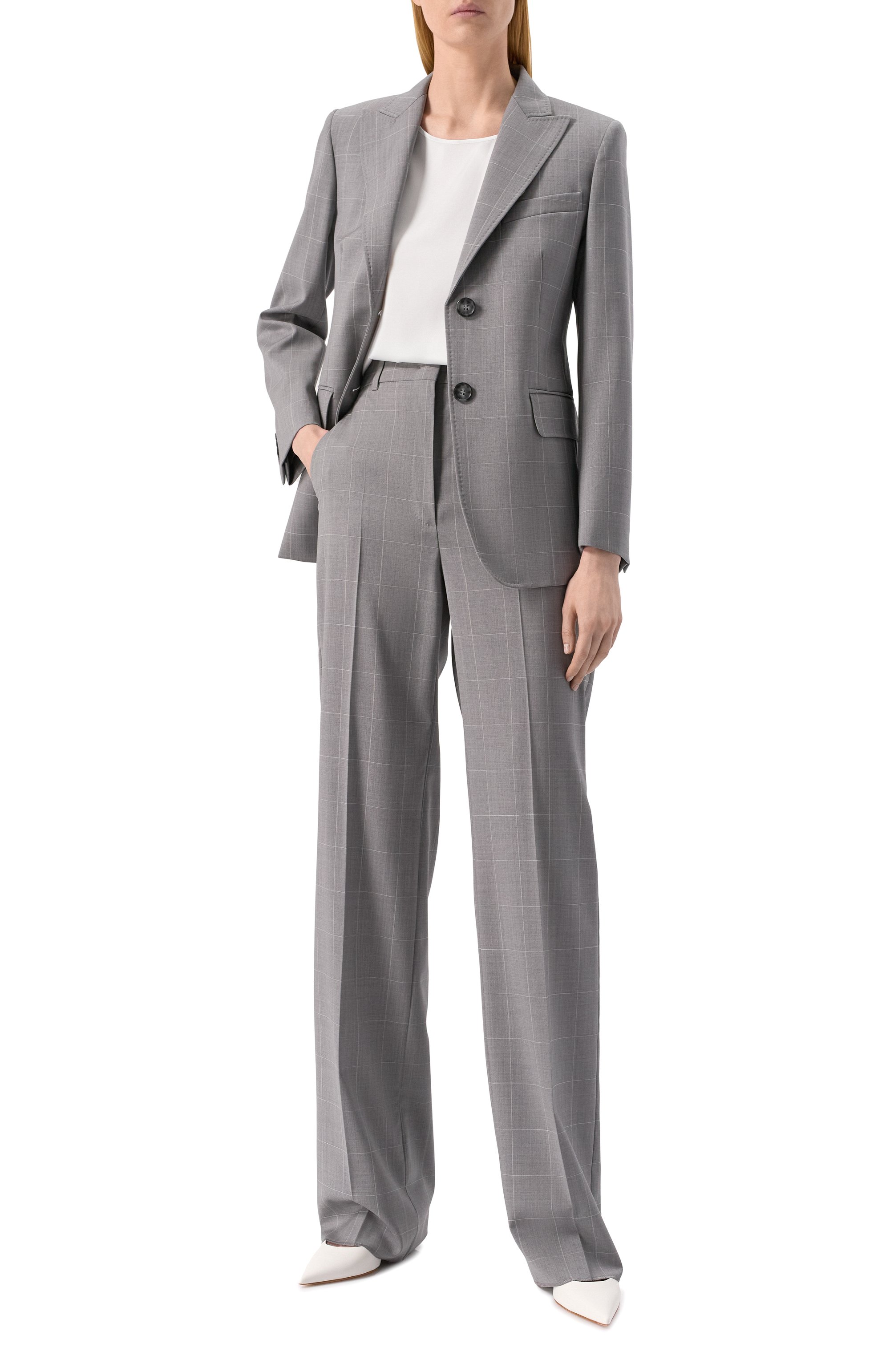 Шерстяные брюки MAX MARA STUDIO, арт. VERBAS, фото 2