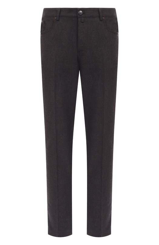 Брюки из шерсти и кашемира Berwich M0RELL0 5TALC 19/FA1224X Коричневый M0RELL0 5TALC 19/FA1224X