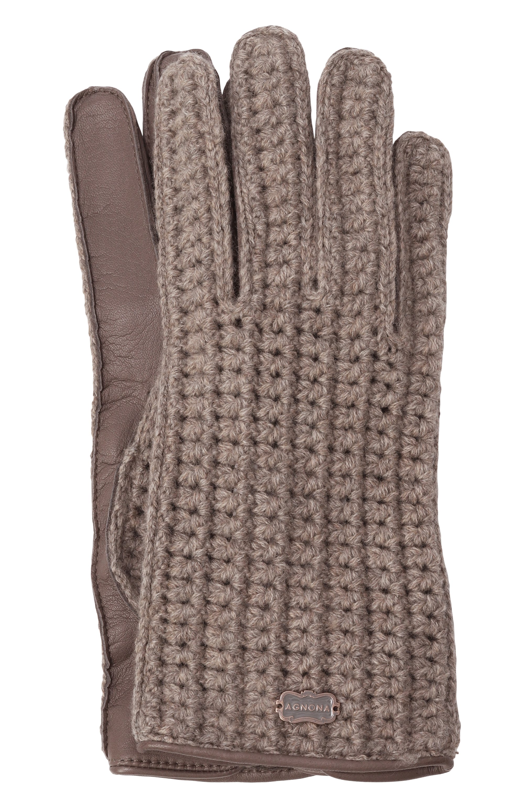 Комбинированные перчатки AGNONA, арт. MY08040E/7K120LE, фото 1