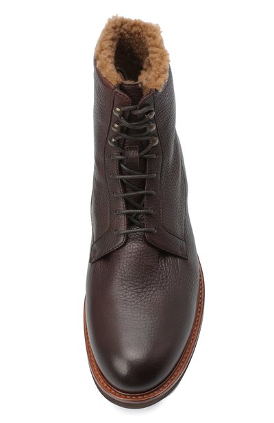 Кожаные ботинки BRUNELLO CUCINELLI, арт. MZUCSMM893, фото 5